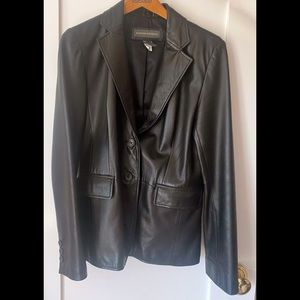 Banana Republic Leather Jacket size 4